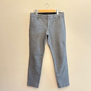 Banana Republic Marled Grey “Sloan” Slim Fit Ankle Pants – Size 2 EUC